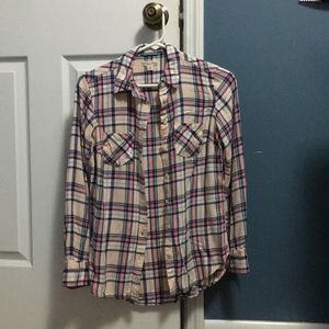 Merona XS, Pink, Blue,Green, flannel